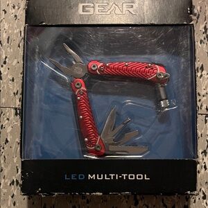 LED Multi-Tool for Men Grooming - Red